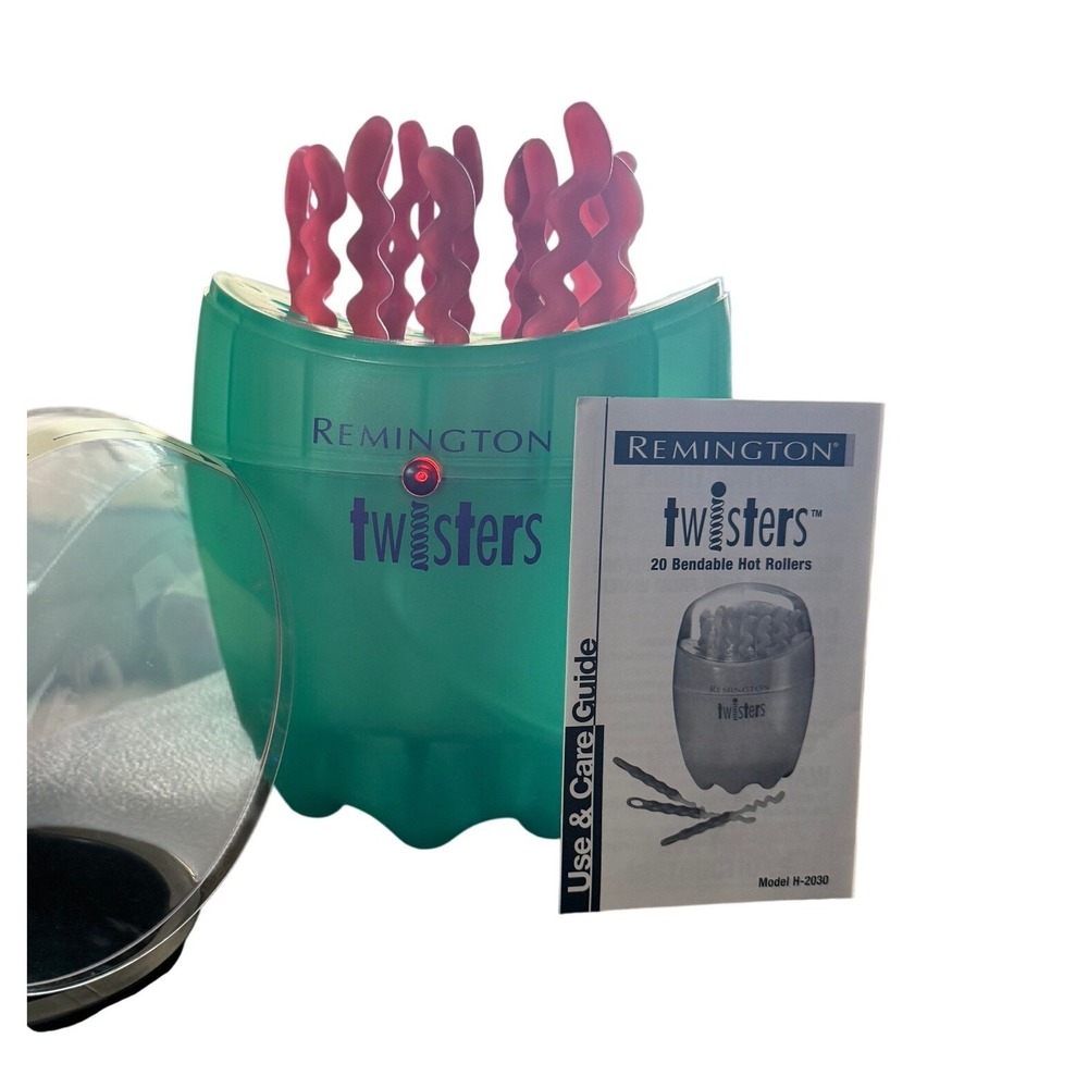 Remington Twisters Hot Rollers H-2030 Bendable Spiral Curlers Vintage Y2K - Picture 3 of 6